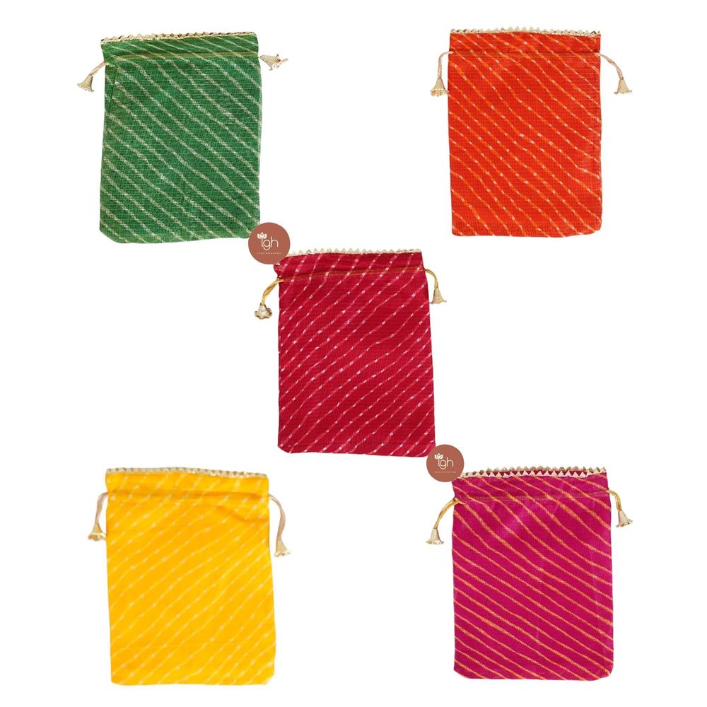 Potli Bag Traditional Georgette Saree Potli Purse Return Gift, :O